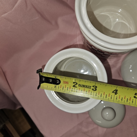 Vintage Coca-Cola Coke Checkerboard Four Tier Canister Storage Jars - Picture 4 of 11